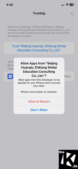 Allow & Restart